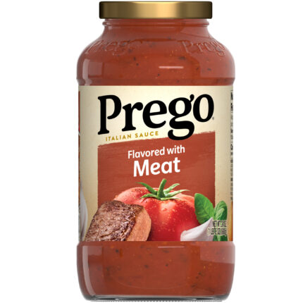 Prego, Meat Italian Pasta Sauce , Case Of 12, 24 Oz