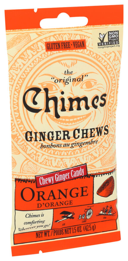 Chimes Ginger Chews,Orange 1.5 Oz
