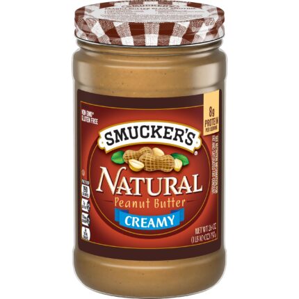 Smucker'S, Creamy Peanut Butter, Case Of 6, 26 Oz