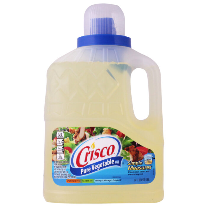 Crisco, Pure Vegetable Oil, Case Of 6, 64 Fl Oz - Image 1