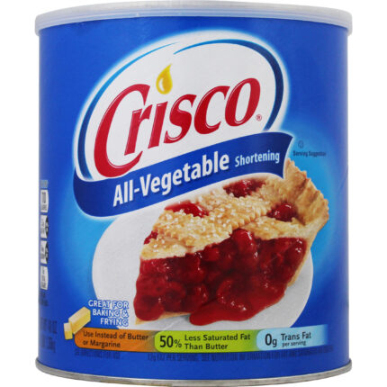 Crisco, All Vegetable Soybean Shortening, Case Of 12, 48 Oz