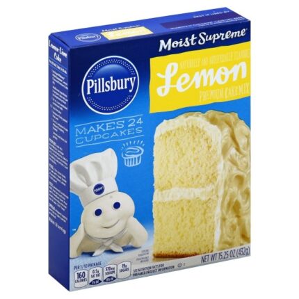 Pillsbury, Premium Lemon Cake Mix, Case Of 12, 15.25 Oz