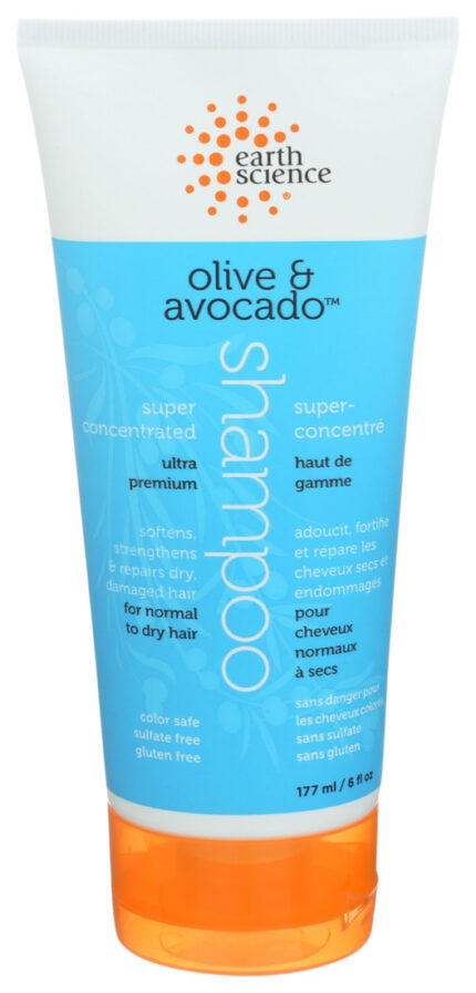 Earths Shampoo,Olive & Avocado 6 Fz