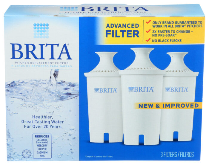 Brita, Advanced Pitcher Replacement Filter, 1 Each, 3 Pk - Image 1