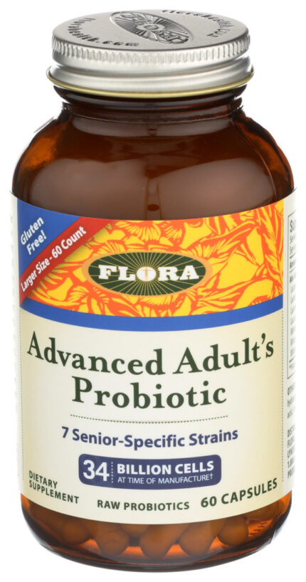 Flora Advanced Probiotic,Adult 60 Cap