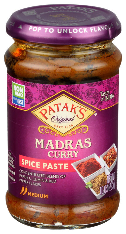 Pataks Paste,Madras,Curry 10 Oz