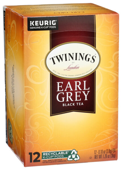 Twinings, Earl Grey Black Tea K-Kup, Case Of 6, 12 Ct
