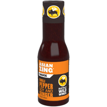 Buffalo Wild Wings, Asian Zing Sauce Chili Pepper Soy And Ginger, Case Of 6, 12 Fl Oz