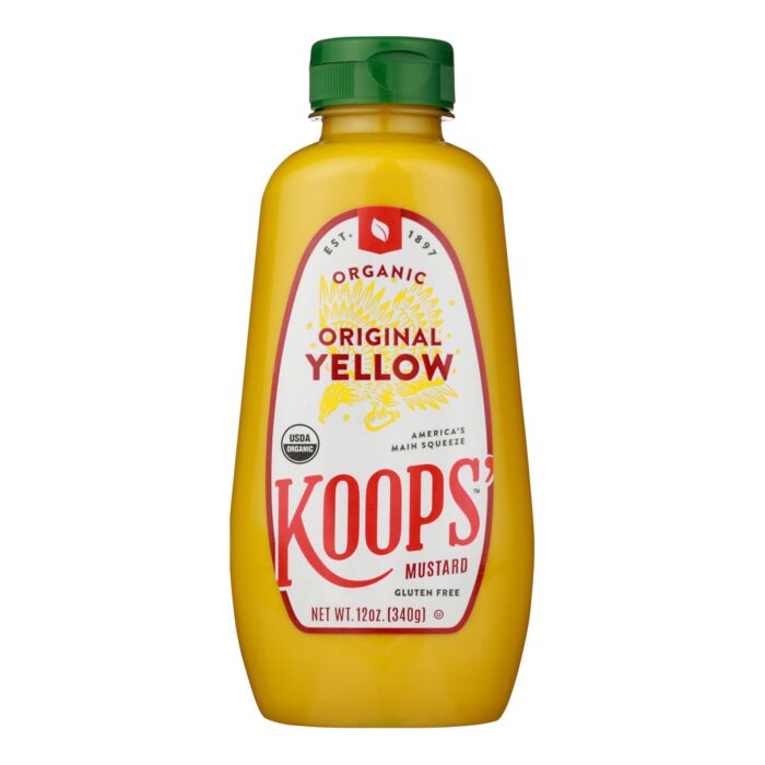 Koops' Mustard,Og2,Yellow,Gf 12 Oz - Image 1