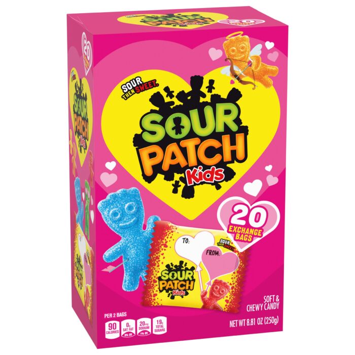 Sour Patch Kids, Soft & Chewy Valentines Day Candy, Case Of 6, 8.81 Oz - Image 1