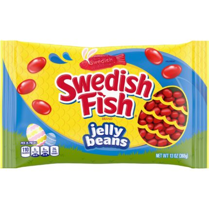 Swedish Fish, Jelly Beans Bag, Case Of 24, 13 Oz