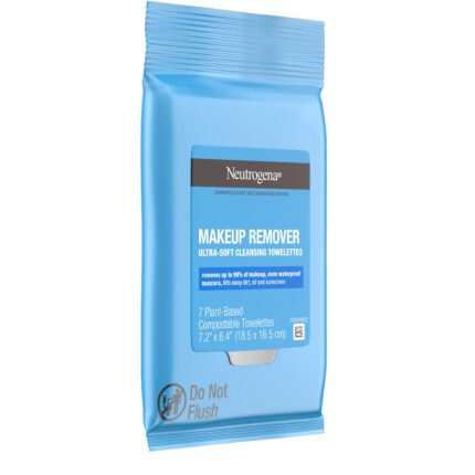 Neutrogena, Makeup Remover Cleansing Towelettes Travel Pack, Case Of 8, 7 Ct