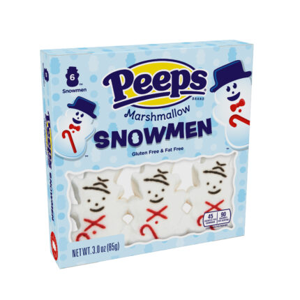 Peeps, Xmas Snowmen, Case Of 12, 3 Oz