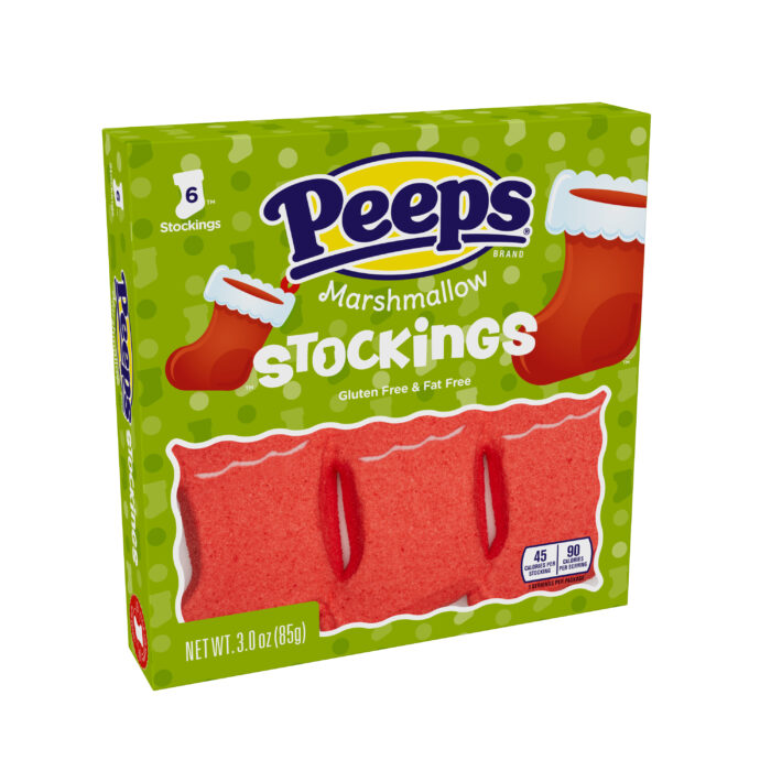 Peeps, Christmas Packs Stockings, Case Of 12, 3 Oz - Image 1