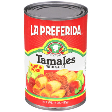 Lapref Tamales,Beef,Can 15 Oz