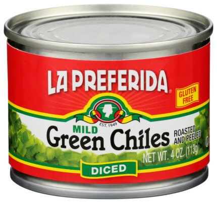 Lapref Chilies,Green,Diced,Mild 4 Oz