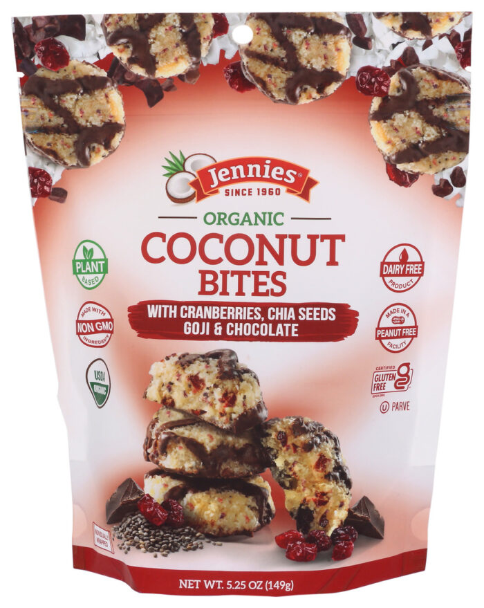 Jennie Ccnut Bites,Og2,Cran Goji 5.25 Oz - Image 1