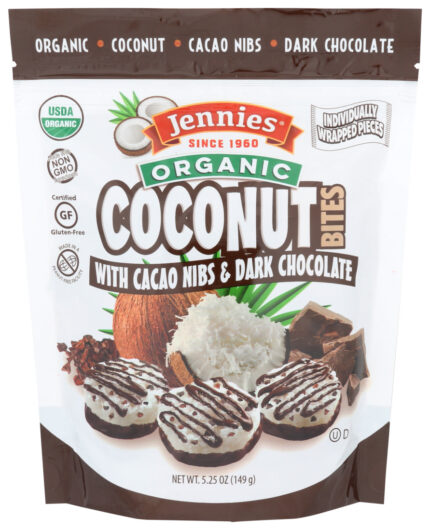 Jennie Ccnut Bites,Og2,Cacao Chc 5.25 Oz