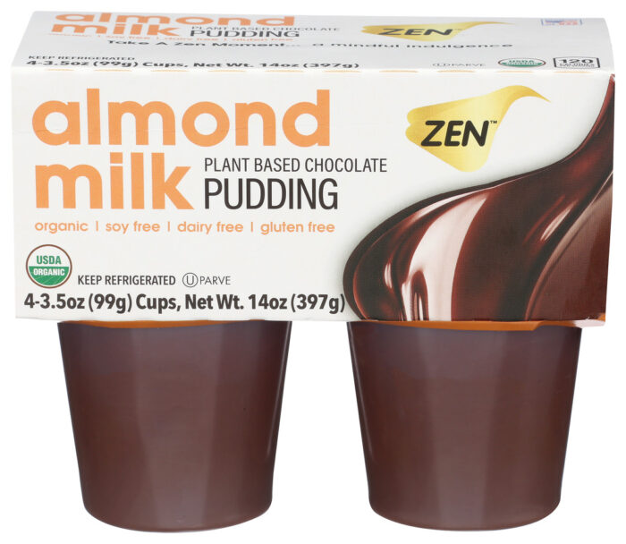 Zen Pudding,Og2,Alm Mlk,Choc 4/3.5 Oz - Image 1