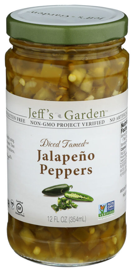 Jeffsg Jalapeno Peppers,Tmd,Dicd 12 Fz