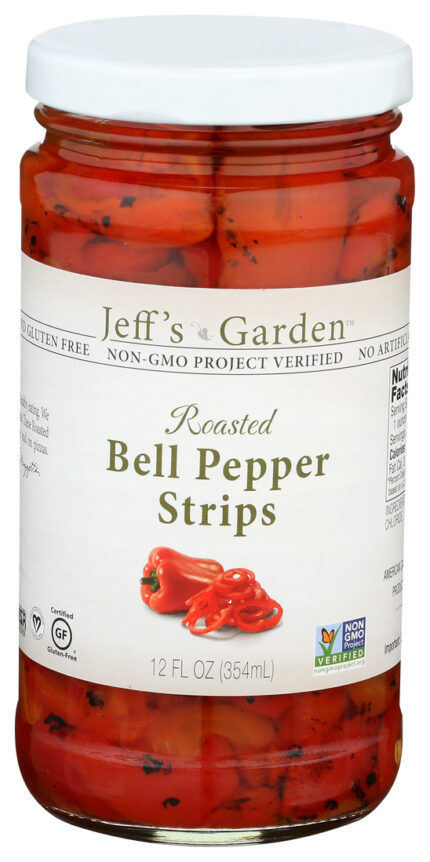Jeffsg Pepprs,Bell,Rstd,Red,Strp 12 Oz