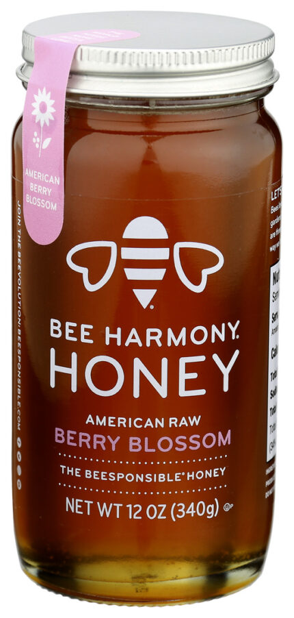 Beehar Honey,Raw,Amer Berry 12 Oz