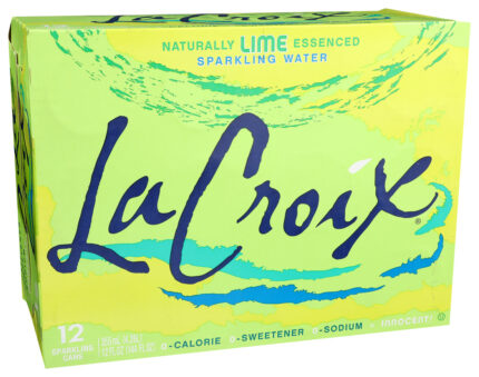 Lacroix, Sparkling Water Lime, Case Of 2, 12/12 Fl Oz