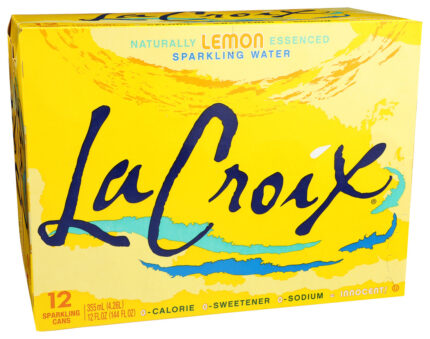 Lacroix, Sparkling Water Lemon, Case Of 2, 144 Fl Oz