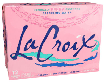Lacroix, Sparkling Water Berry, Case Of 2, 144 Fl Oz