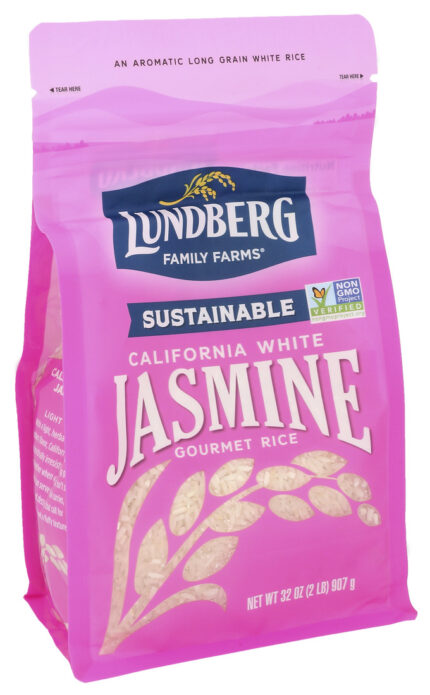 Lundbg Eco-Fr Rice,Jasmine White 2 Lb