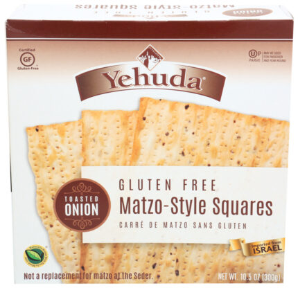 Yehuda Matzo Sqrs,Tstd Onion,Gf 10.5 Oz