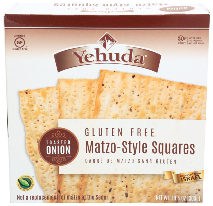 Yehuda Matzo Sqrs,Tstd Onion,Gf 10.5 Oz - Image 1