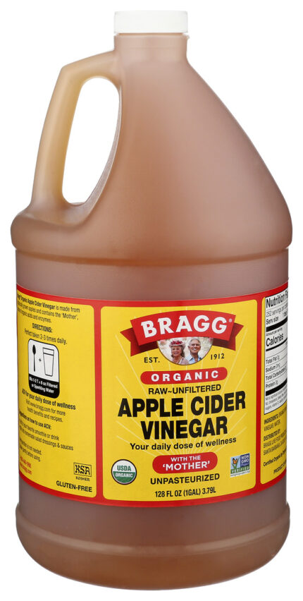 Bragg Apl Cdr Vin,Og2,Raw,Unslp 1 Gal