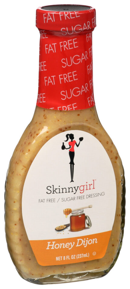 Skinny Girl, Fat-Free Sugar-Free Honey Dijon Dressing, Case Of 12, 8 Fl Oz