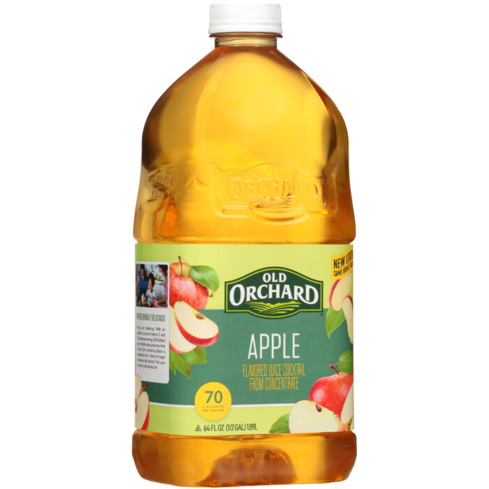 Old Orchard, Apple Juice Cocktail Bottle, Case Of 8, 64 Fl Oz - Image 1