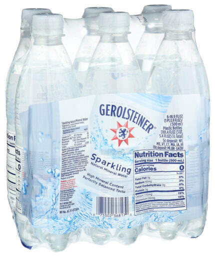 Gerols Mineral Water,16.9 Oz,Pet 6/16.9Fz