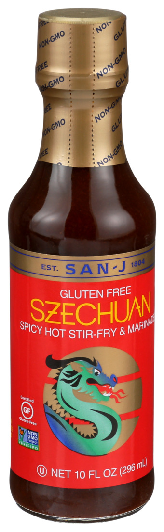 San-J Cooking Sauce,Szechuan,Gf 10 Fz
