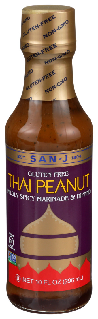 San-J Cooking Sauce,Thai Pnt,Gf 10 Fz