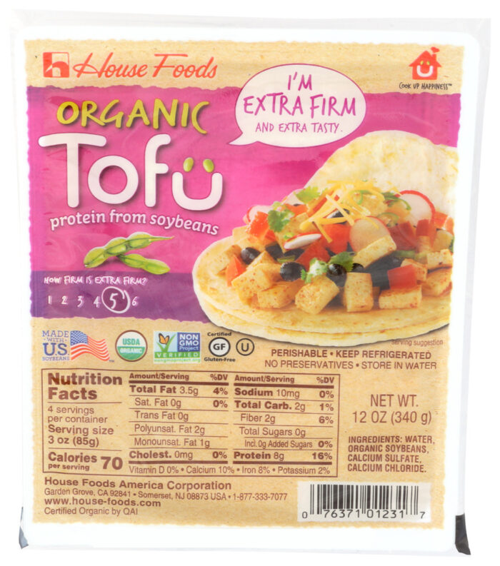 House Tofu,Og2,Extra Firm 12 Oz - Image 1