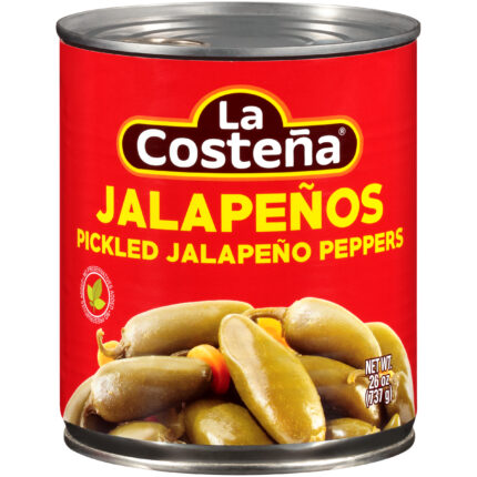 La Costena, Pickled Jalapeno Peppers, Case Of 12, 26 Oz
