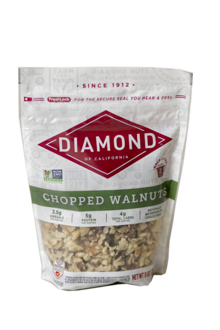 Diamond Of California, California Chopped Walnuts, Case Of 12, 8 Oz