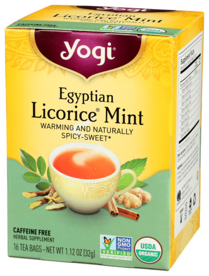 Yogi Tea,Og2,Egyptn Licorc Mnt 16 Bag