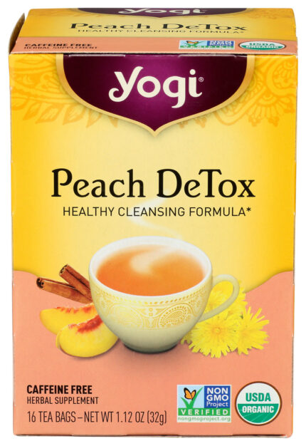 Yogi Tea,Og2,Peach Detox 16 Bag