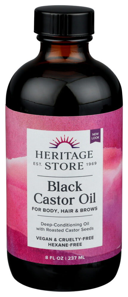 Heritg Castor Oil,Black 8 Fz