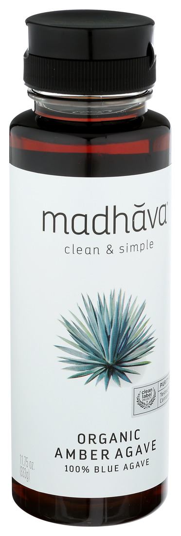 Madhav Agave Nectar,Og2,Amber 11.75 Oz