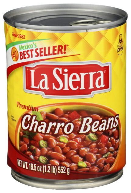 La Sierra, Premium Charro Beans, Case Of 12, 19.5 Oz