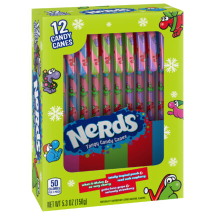 Nerds, Candy Canes X, Case Of 12, 5.3 Oz