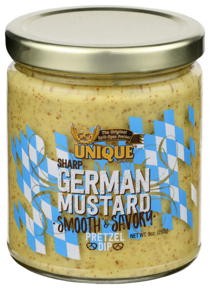 Unique Pretzel Dip,Shrp Grmn Mst 9 Oz