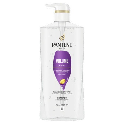 Pantene, Pro-V Volume & Body Shampoo, Case Of 4, 17.9 Fl Oz