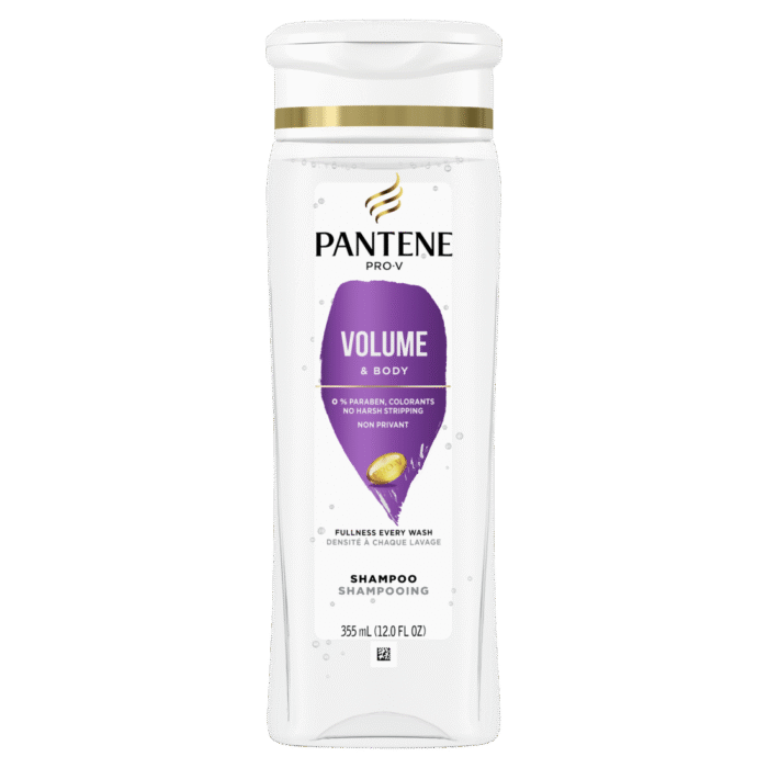 Pantene, Pro-V Volume & Body Shampoo, Case Of 6, 12 Fl Oz - Image 1